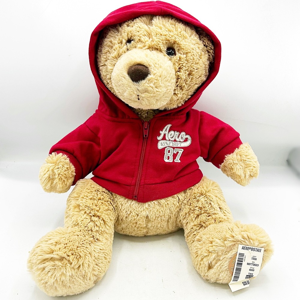 Aeropostale Bear with Red Hoodie Jacket